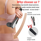 Handheld Personal Vibrating Massager - Cordless Electric Muscle Massager, Deep Tissue Massager for Neck Back Shoulder Foot, Port
