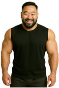 Pandawears Plus Size TShirt For Men | Oversized Fit | BioWashed Stretchable Cotton | Big & Tall Sizes (In, Alpha, 7Xl, Black 