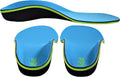 KidSole Stealth Fighter: High Arch Support Insole. Slim Profile, Strong Arch, Soft Memory Foam Top & Lightweight Design. Inward/