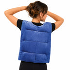 Back Wrap Hot/Cold Aromatherapy Vest Shaped for Stress & Pain Relief