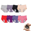 IDCWZL Leakproof Panties for Women Over 60 Leak Proof Ladies Underwear with Incontinence Comfortable(8pc,5X-Large)