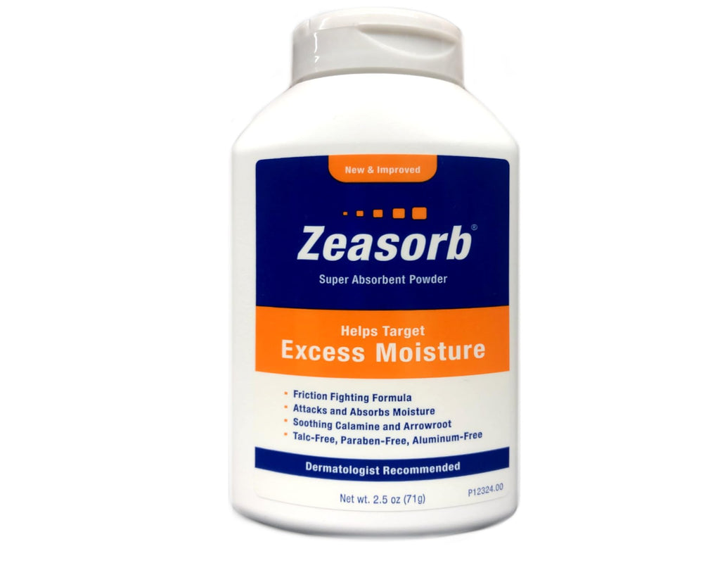Zeasorb Prevention Super Absorbent Powder, Foot Care, 2.5-Ounce Bottles (Pack of 2)