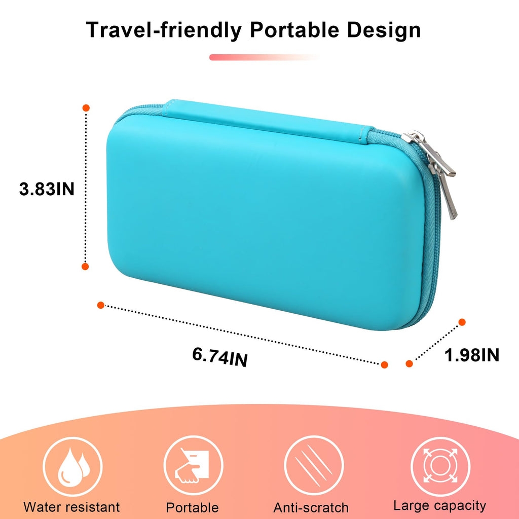BOVKE Diabetic Supplies Case, Diabetes Travel Bag for Testing Kit, Blood Glucose Monitor Meters, Test Strips, Medication, Lancet