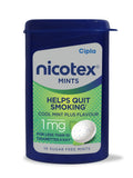 Cipla Nicotex Mints | Nicotine 1Mg Lozenges (360 Pcs) | Helps Quit Smoking | Sugar Free | Cool Mint Plus Flavour (10 * 36 Pcs)