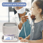 Fukumi Carrying Case for Portable Nebulizer, Travel Medical Bag, Hard Emergency Medical Bag for Inhaler Spacer Case for Kids and