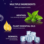 LAMUSELAND Essential Oil Nasal Inhaler, Pure and Organic Peppermint 6 Flavors Dual Nasal Stick Energy Bar for Sinus & Congestion