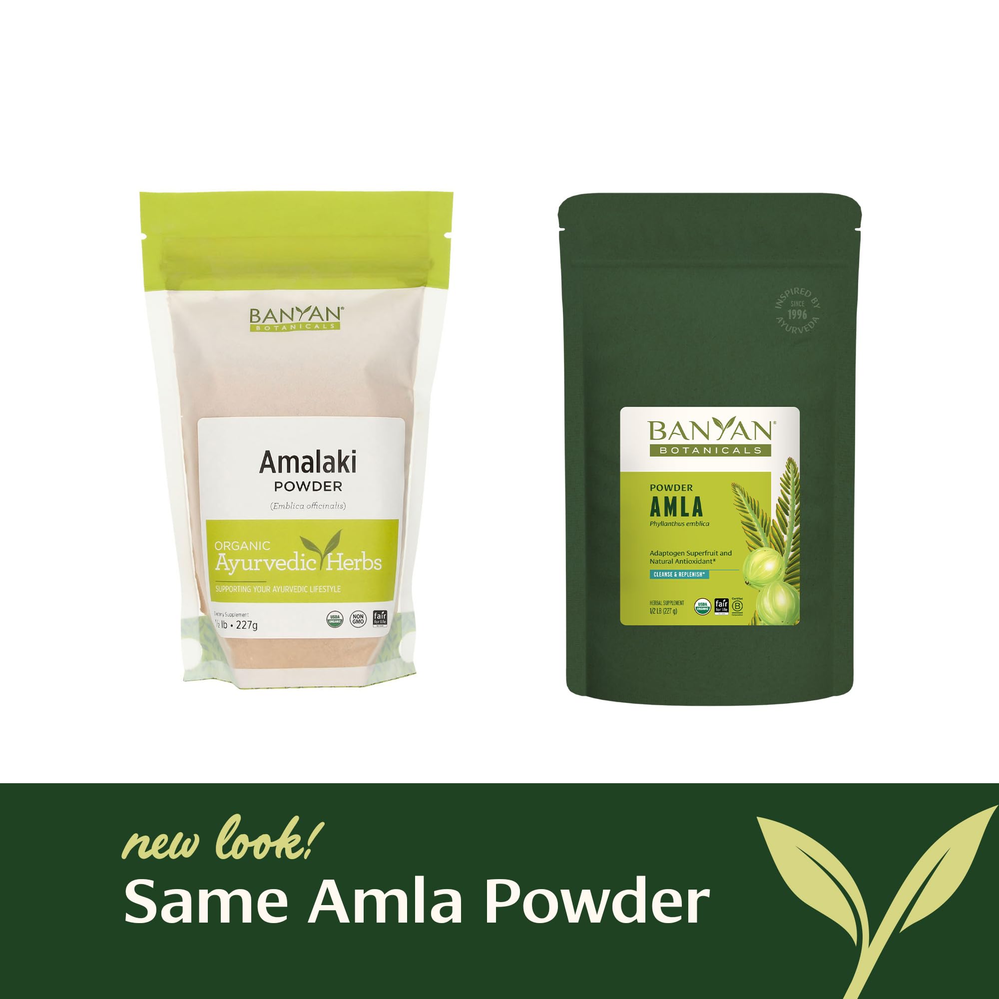 Banyan Botanicals Amla (Amalaki) Powder - Organic Phyllanthus Emblica - Natural Source of Vitamin C and Antioxidants - Supports