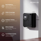 Waterless Diffuser for Essential Oil 2000sq.ft Coverage Nebulizer Nano Air Freshener Diffusers Smart Scent Aromatherapy Diffuser