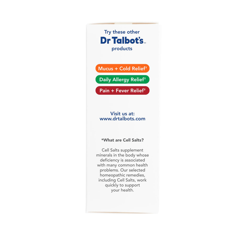 Dr. Talbots Cough Relief Liquid Medicine with Naturally Inspired Ingredients for Children Includes Dosage Cup, Natural Elderber