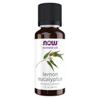 NOW Essential Oils, Lemon Eucalyptus Oil, Refershing Aromatherapy Scent, Steam Distilled, 100% Pure , Vegan, Child Resistant Cap