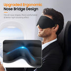 Sleep Mask, Premium Eye Mask for Sleeping, Total Blackout, Super Soft Comfort, Adjustable Fit, Upgraded 3D Ergonomic Designed Sl
