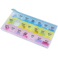 Weekly Pill Organizer - 21 Day Pill Planners for Pills Vitamins & Medication, 3 Times-a-Day Medication Reminder Boxes, Easy to R