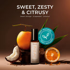 Gya Labs Sweet Orange Essential Oil Roll on - 100% Pure Natural Roller Perfume for Women & Men - Sweet Orange Oil for Skin, Rela