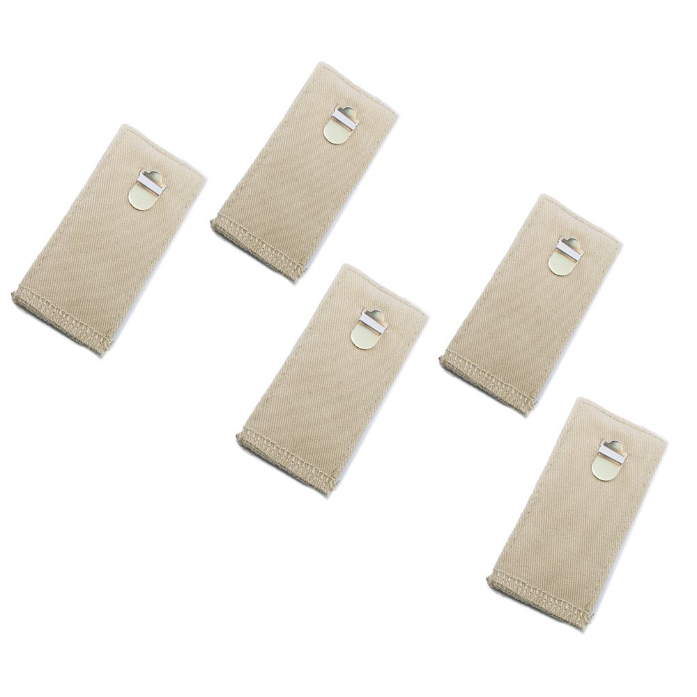 More of Me to Love 25-Pack Adjustable Pant Waistband Extensions - 5 Colors for Instant Comfort