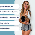 Royal Intimate Cleansing Feminine Wipes for Vaginal Hygiene, Personal Cleansing, Period Care, Sensitive Skin & Odor Removal - Un