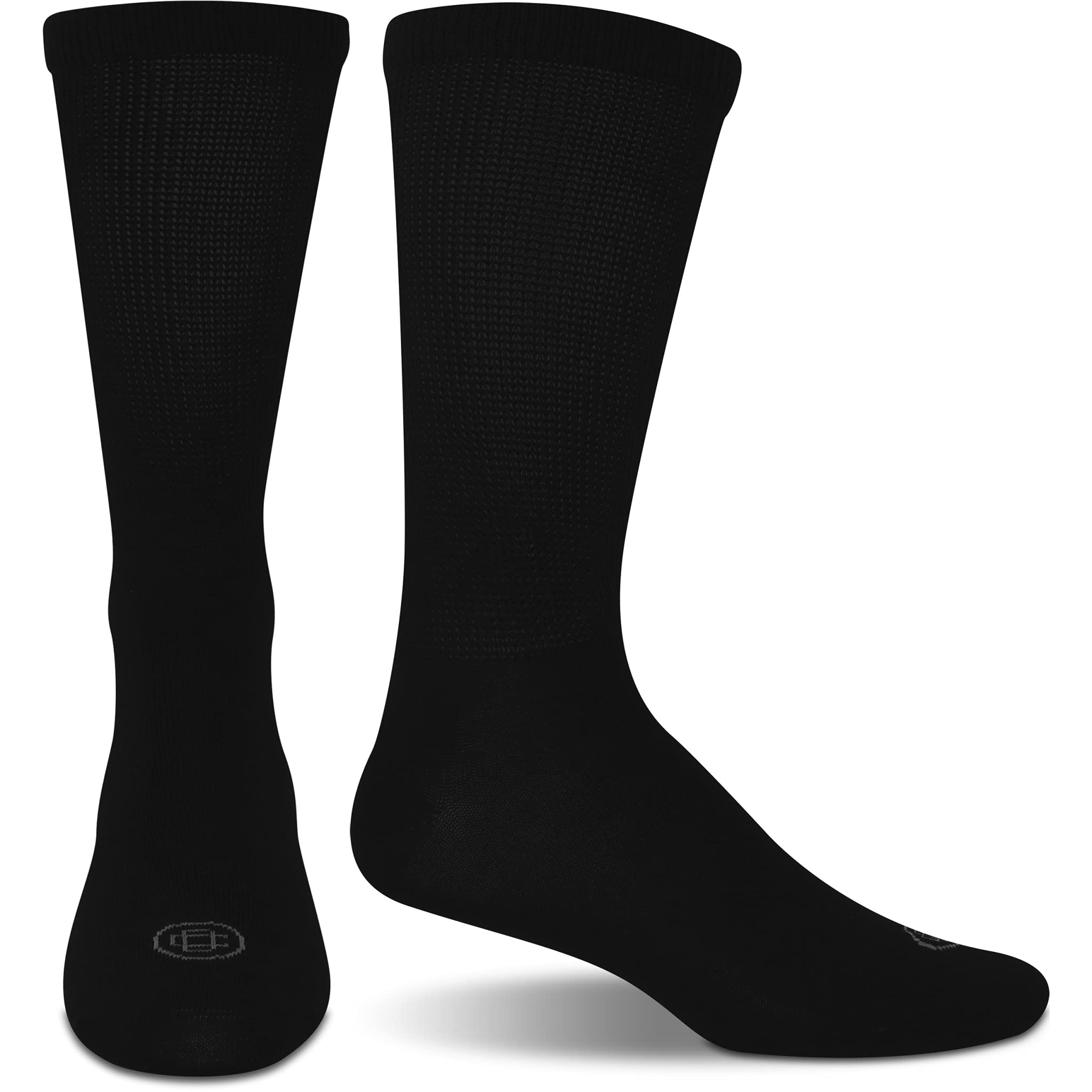 Doctor's Choice Diabetic Socks for Men, Seamless Crew Socks with Non-Binding Top, Mens Diabetic Socks Provides Extra Comfort for
