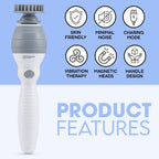 Daiwa Felicity 5-in-1 Electric Vibrating Head Scalp Massager Set [Updated 2019]