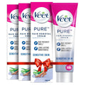 Veet Hair Removal Cream For Women , Sensitive Skin  100 G (Buy 2 Get 1 Free Offer)| Suitable For Legs , Underarms , Bikini Line