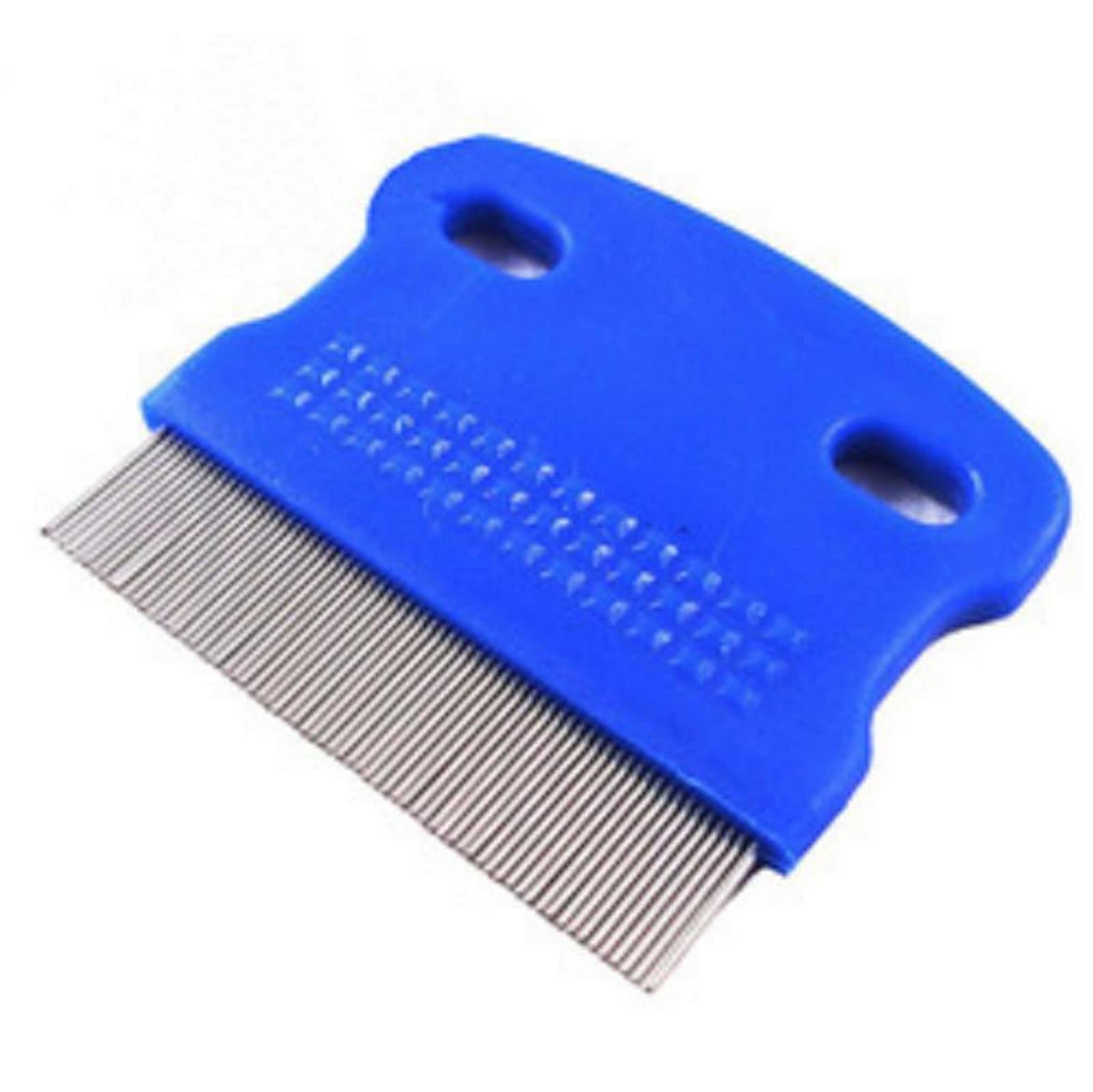 MauSong Lice Hair Comb Brushes Fine Egg Dust Nit Free Removal Stainless Steel Hair Accessories(Blue)