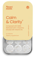 Neuro, Calm And Clarity Honey Lemon Mints, 12 Count