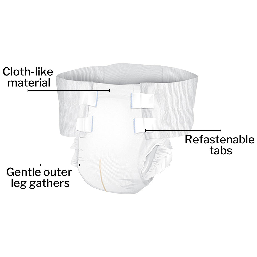 McKesson Ultra Briefs, [32 Count], 3XL, Up to 95 in. Incontinence Adult Diapers with Tabs, Heavy Absorbency, Unisex, Disposable,