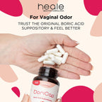 BoriCap - Boric Acid Suppositories for Women - 600 mg - Vaginal Health, pH Balance, Itch & Odor - Natural - Feminine Care - by H
