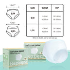 Disposable Period Underwear for Women Plus Size L/XL, 360 Leak Proof Period Panties for Heavy Flow, Overnight Postpartum and Inc