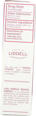 Liddell HOMEOPATHIC Vital Female Energy, 1 OZ