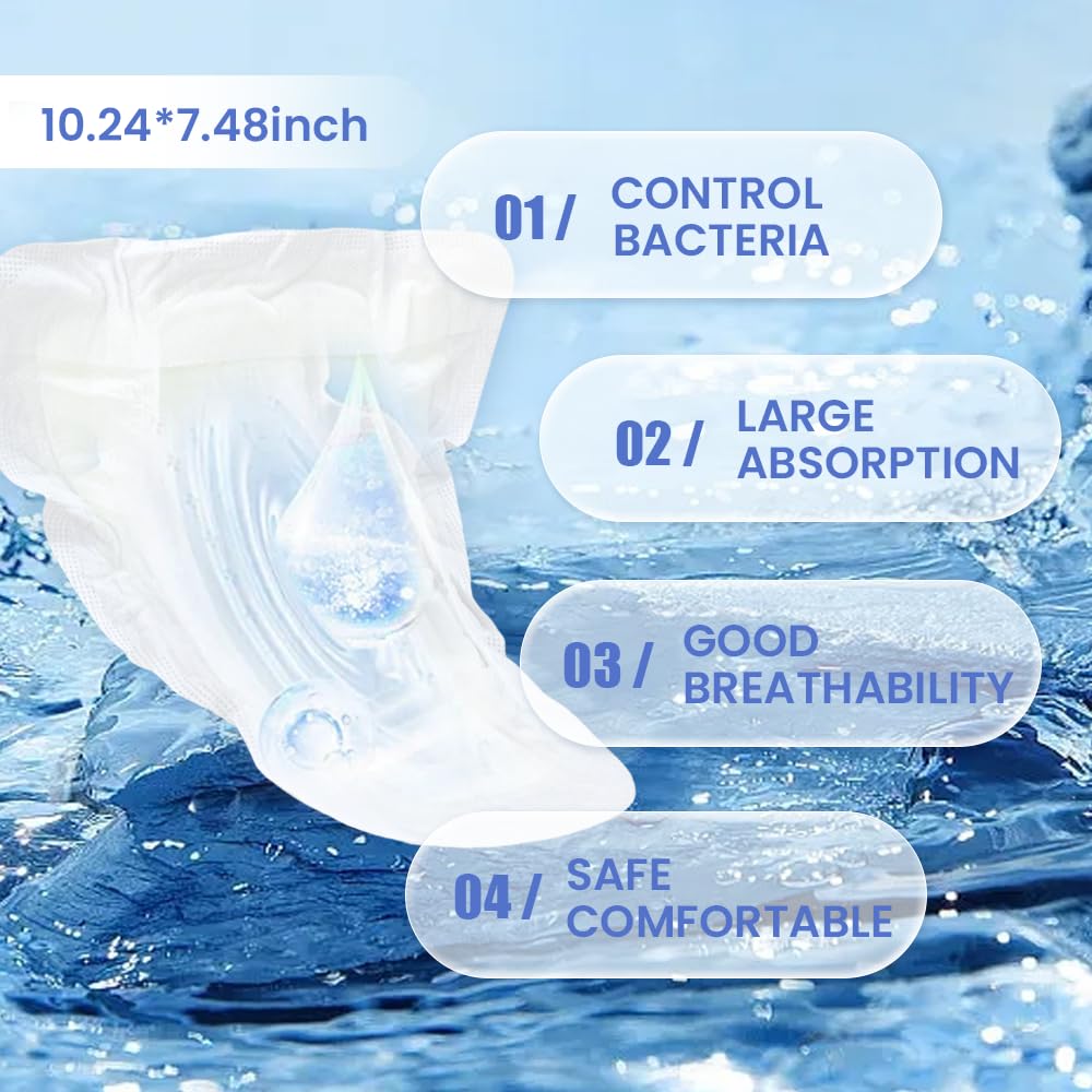 TIEJIANDAN Deodorizing Incontinence Pads for Men for Day & Night 0.68/4.06oz Professional Urine Shield,Mens Pads for Leakage 3 B