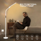 Sozapooty Light Therapy Lamp,10000 Lux Happy Therapy Light, Floor Sun Therapy Lamp with Remote & Touch Control & Adjustable Goos