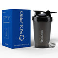 Solpro Fury Shaker Bottle | 450Ml | Portable And LeakProof | NonSlip Grip | Ideal For Protein Shakes, Smoothies, Pre Workout A