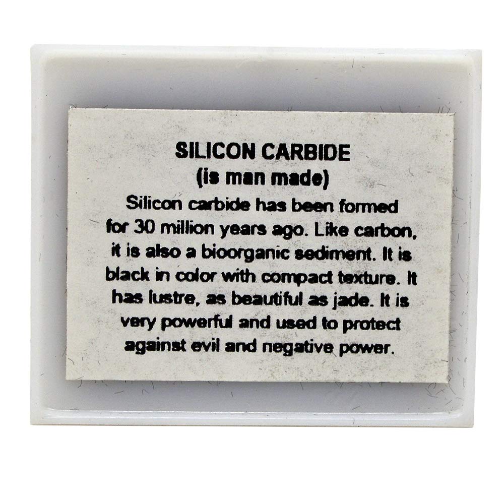 Natural Silicon Carbide Healing Crystal Stone for luck,success,Making changes,Confidence in business,Creativity,and Inspiring Pa