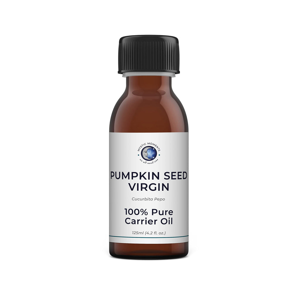 Mystic Moments | Pumpkin Seed Carrier Oil - 125ml - Pure & Natural Oil Perfect for Hair, Face, Nails, Aromatherapy, Massage and 