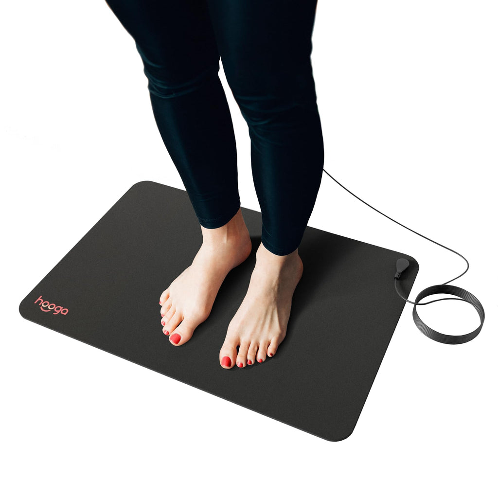 Hooga Grounding Mat for Sleep, Energy, Pain Relief, Inflammation, Balance, Wellness. Earth Connected Therapy. Indoor Grounding a