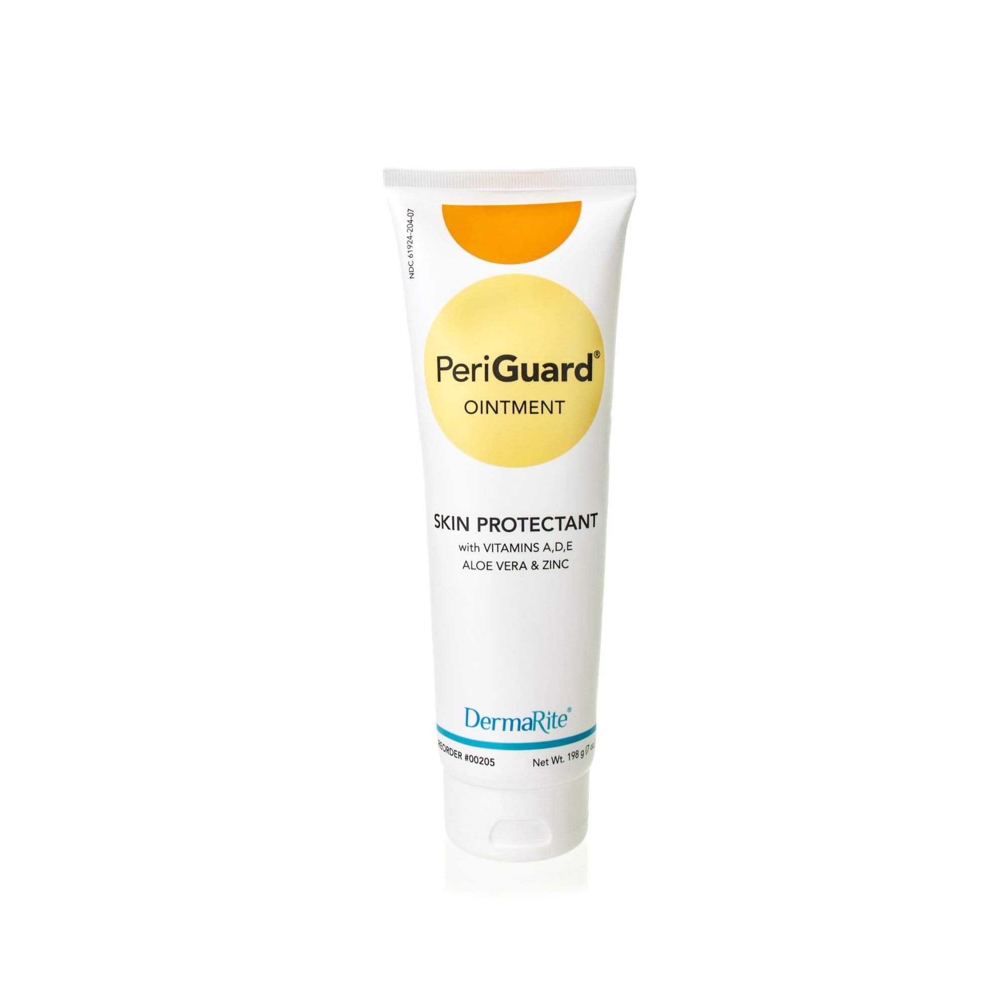 DermaRites PeriGuard Ointment Skin Protectant - Vitamins A, D, E, Aloe Vera & Zinc, Goes on Clear, Easy to Remove - 7 oz. Tube,