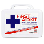 OSHA & ANSI First Aid Kit, 25 Person, 79 Pieces, Indoor/Outdoor Emergency Kit for Office, Home or Car, ANSI 2021 Class A, Plasti