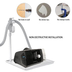 Aifeedi CPAP Protector Mat - CPAP Hose Holder Bedside Organizer - CPAP Hose Hanger with Retractable Hook for CPAP Mask & Tube,Ke