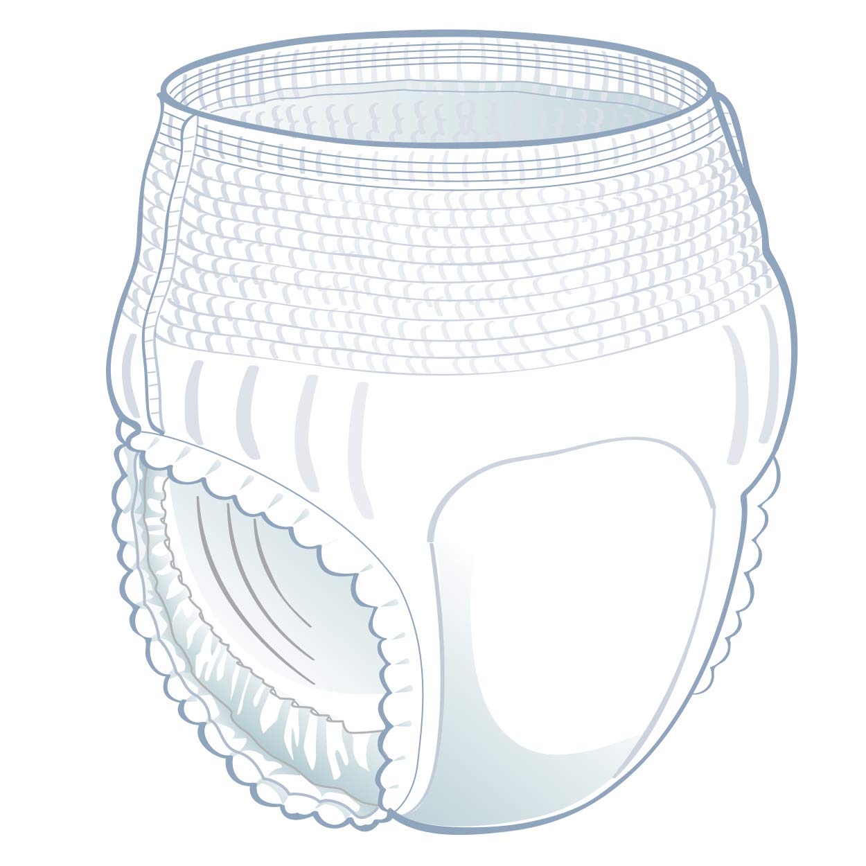 FitRight Ultra Protective Incontinence Underwear, Heavy Absorbency, Large, 40 to 56, 20 Count