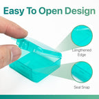 Sukuos Small Pill Box 3 pcs, Cute Travel Pill Case Daily Pill Organizer Portable for Pocket Purse for Vitamin Fish Oil Supplemen