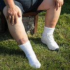 Extra Wide Medical (Diabetic) Quarter Sock (Pack of 3), Made in USA (Medium, Black)