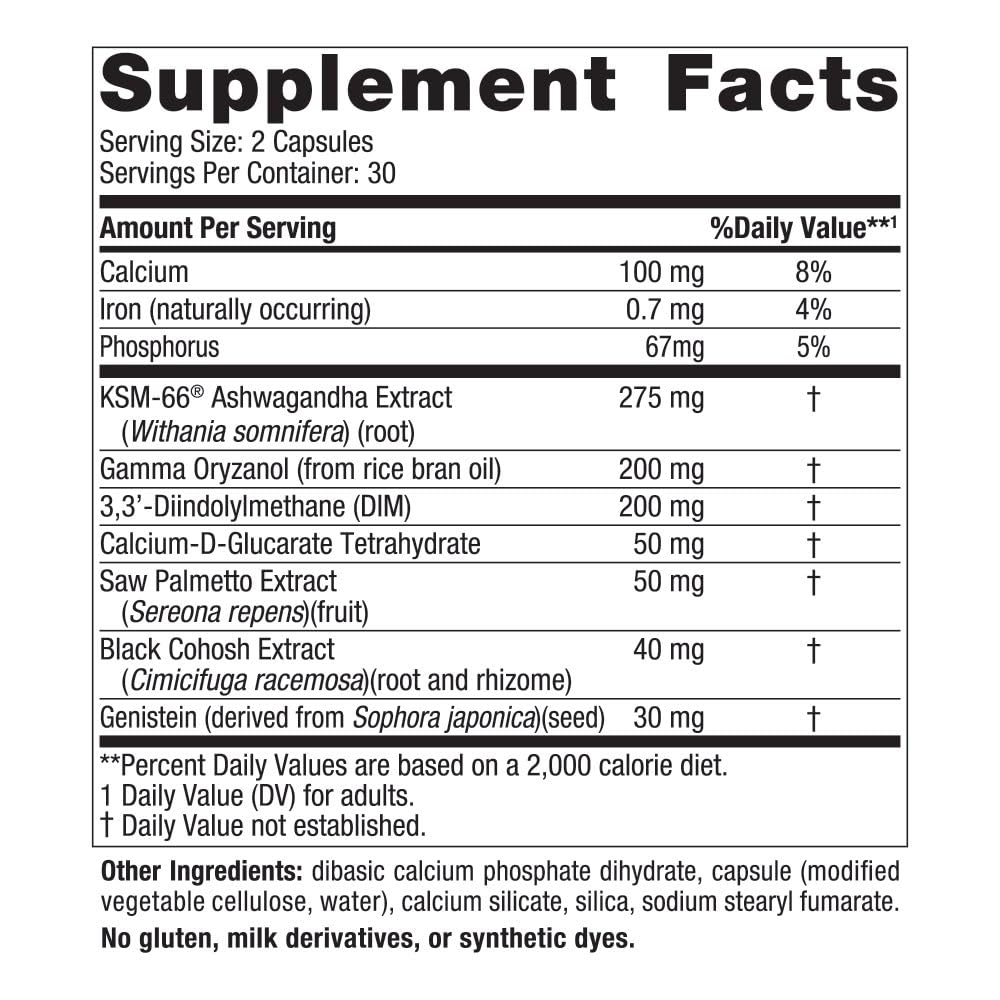 Nordic Naturals Menopause Support -Unflavored - 60 Capsules - Womens Hormone-Support Supplement for Menopause, Mood Balance & Ho