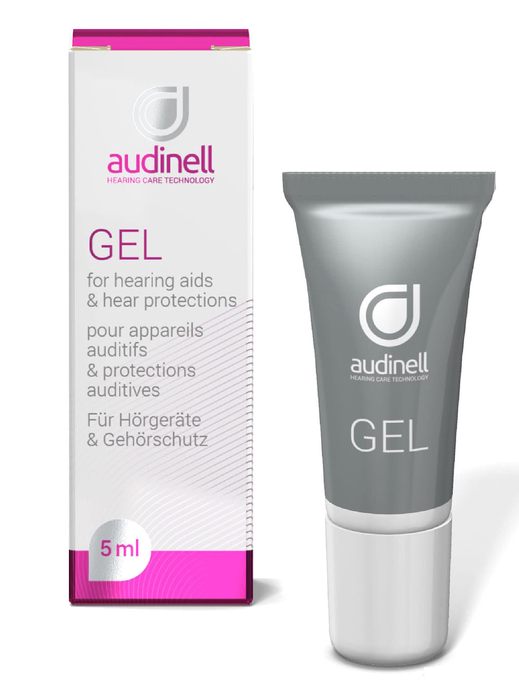 Audinell Ear Gel (5ml) | For Itchy Ears, Dry Skin, Rash, Eczema, Dermatitis | Naturally Hydrates, Moisturizes, Lubricates Ear Ca