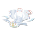 Seni Super Quatro Adult Incontinence Brief S Heavy Absorbency Breathable/Overnight, S-SM12-BQ1, Severe, 48 Ct