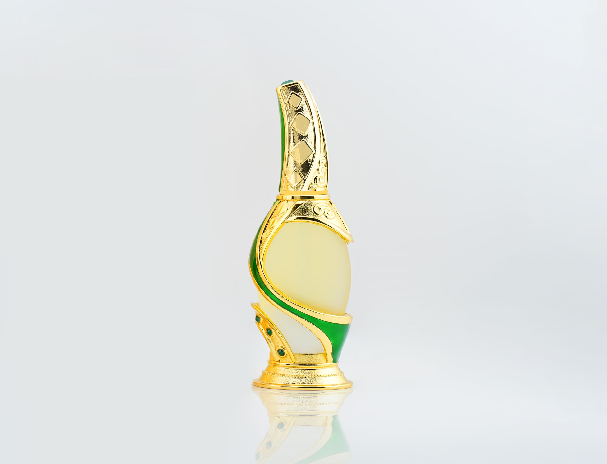 Khadlaj Rimaal Green Concentrated Perfume Oil for Unisex, 0.5 Ounce
