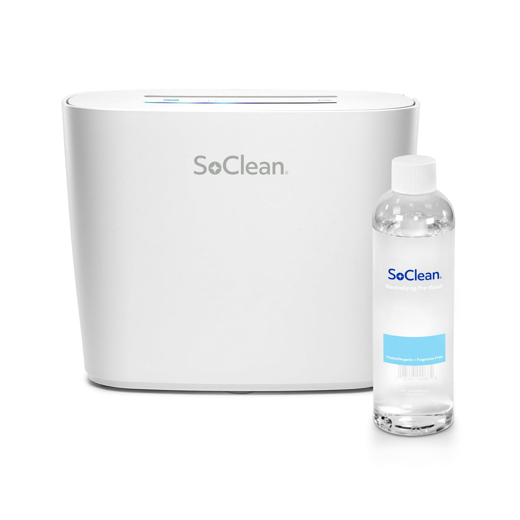 SoClean Neutralizing CPAP Pre-Wash, Fragrance-Free, Dye-Free, Compatible with All Washable CPAP Equipment, 8 Ounce Bottle