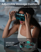 RENPHO Eyeris Caligo Eye Massager with Mist & Temple Massage, Slidable Temple Massager for Migraines, Eye Mask for Mom Dad Women
