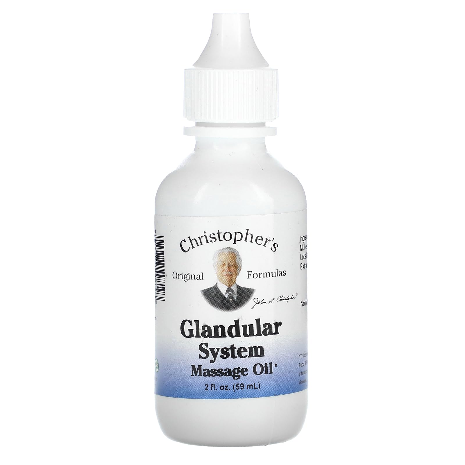 Christophers Original Formulas Glandular System Massage Oil, 2 fl oz (59 ml)