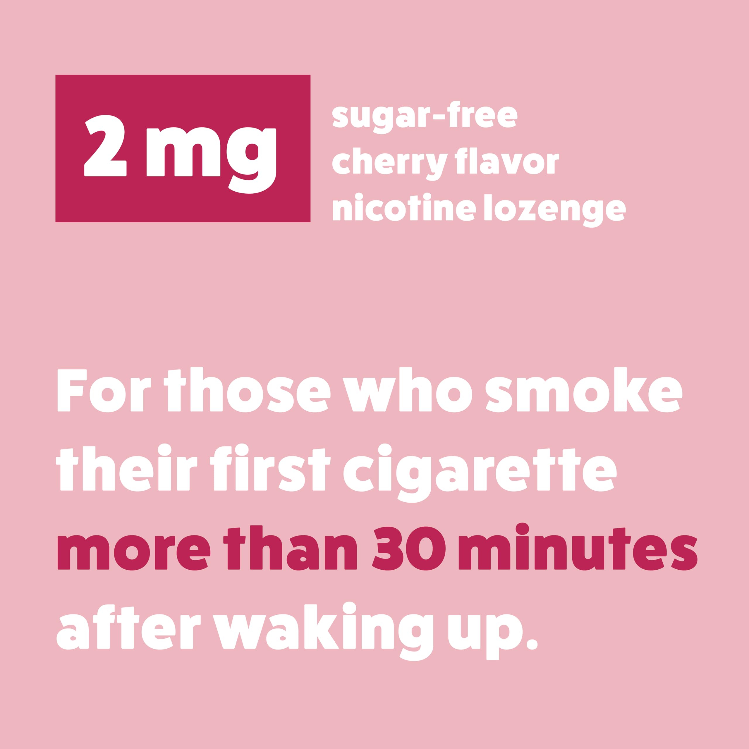Wellness Basics Mini Nicotine Lozenge 2mg | Stop Smoking Aid | Cherry Flavor | 135 Count | Pack of 5 Vials | Reduces Cravings &