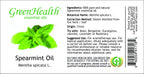16 fl oz - Spearmint Essential Oil (100% Pure & Uncut), Aluminum Bottle - GreenHealth