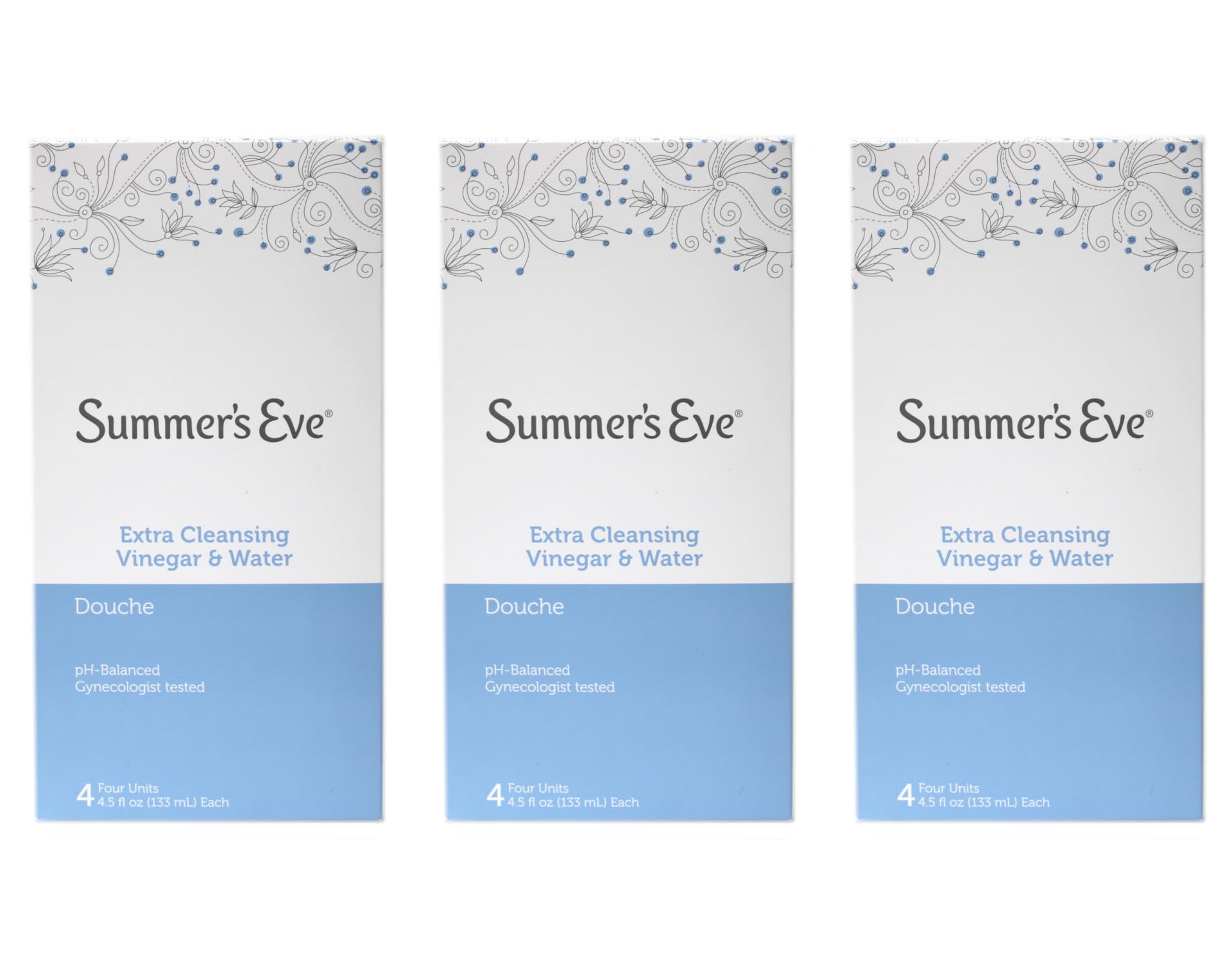 Summer's Eve Douche, Extra Cleansing Vinegar & Water, 2 x 4.5 Ounce (Pack of 6) Y